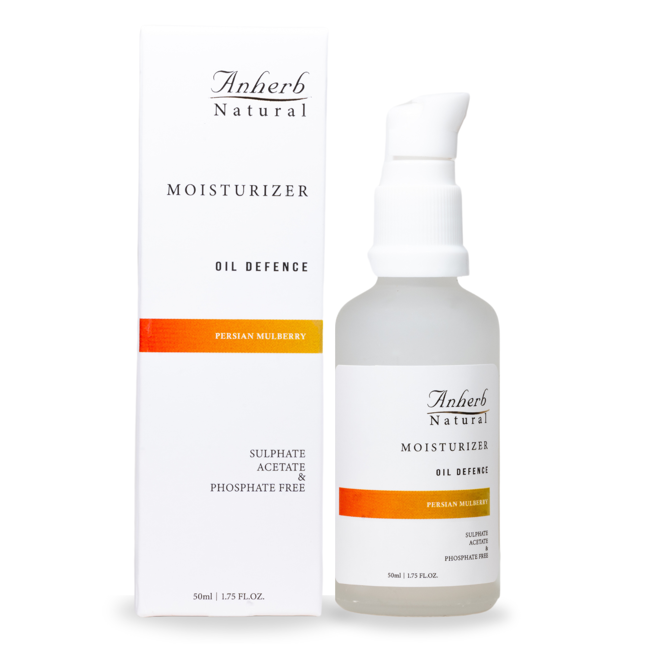 Anherb Natural SilkBlend Oil-Free Moisturizer | 50 ml | Persian Mulberry - Lightweight Hydration
