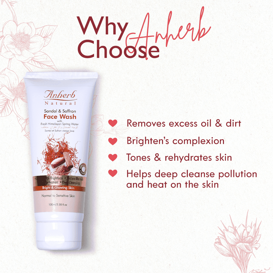 Face Wash - Sandal & Saffron - 100ml