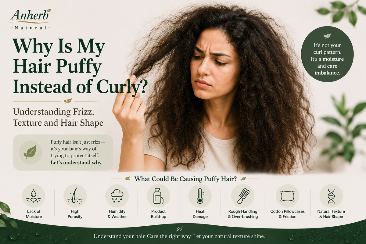 Why Is My Hair Puffy Instead of Curly? Understanding Frizz, Texture and Hair Shape
