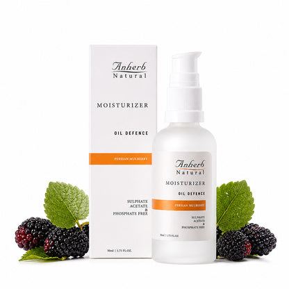 Anherb Natural SilkBlend Oil-Free Moisturizer | 50 ml | Persian Mulberry - Lightweight Hydration