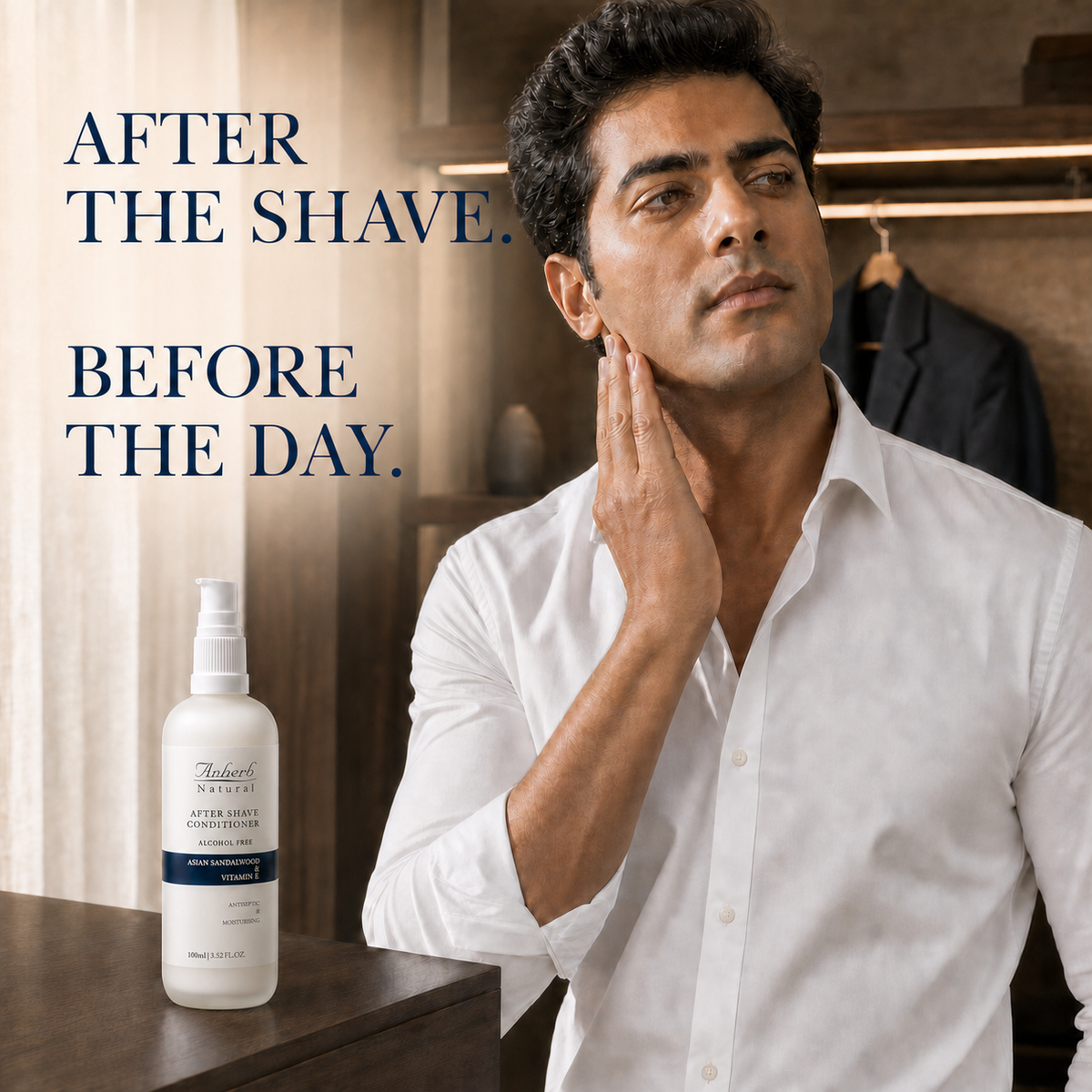 After the shave, before the day - Anherb After Shave Conditioner