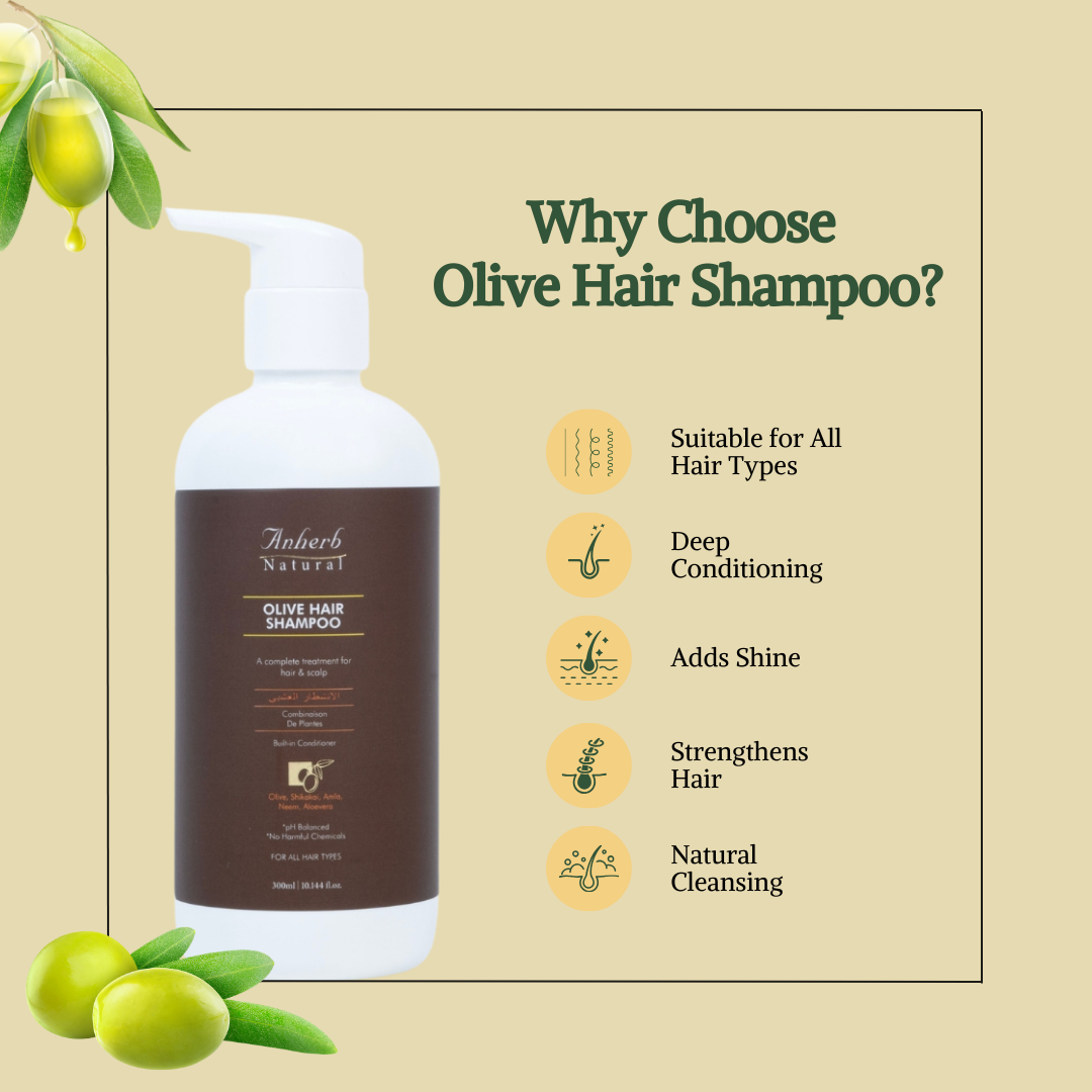 Olive Hair Shampoo - 300ml