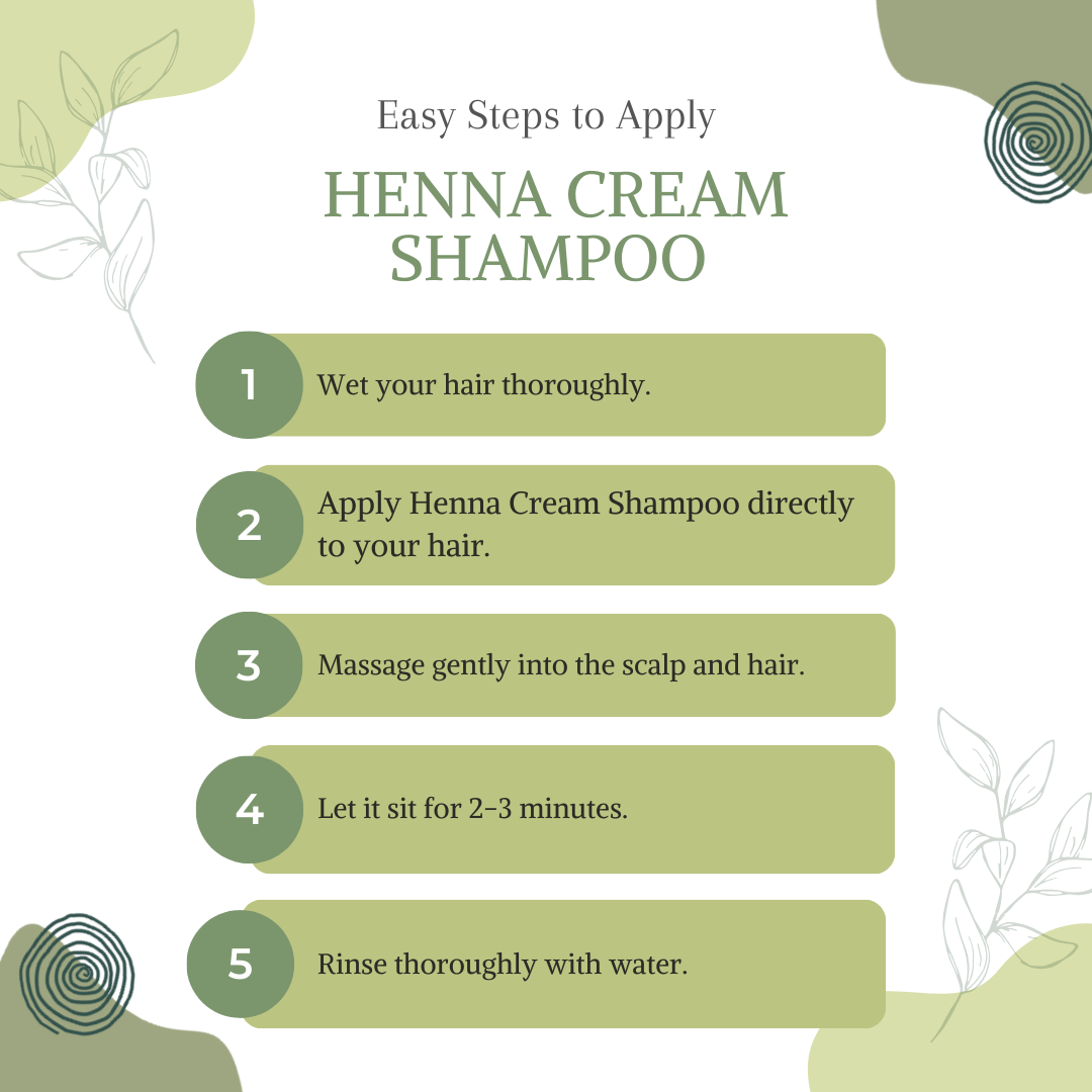 Henna Cream Shampoo - 300ml