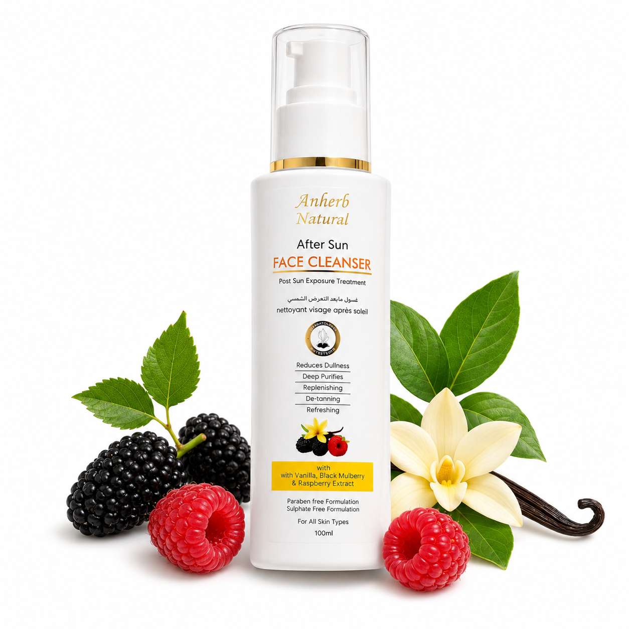 Anherb After Sun Face Cleanser