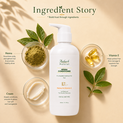 Anherb Henna Cream Conditioner | 300ml