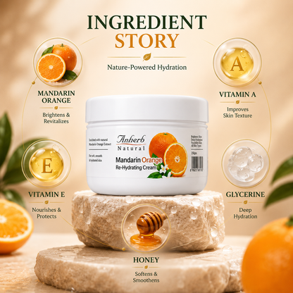 Mandarin Orange Re-Hydrating Cream - 45gm