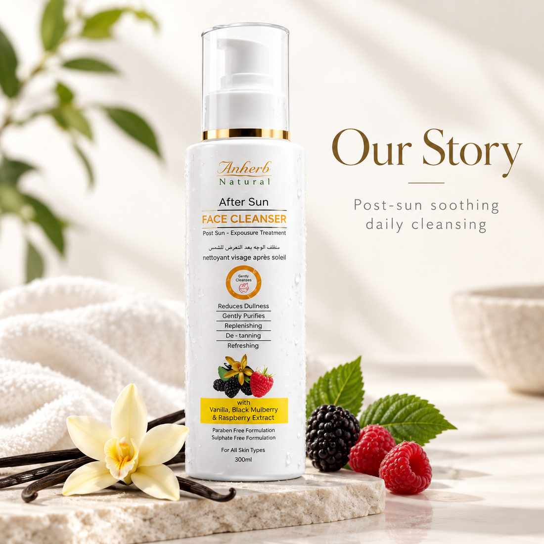 Anherb After Sun Face Cleanser