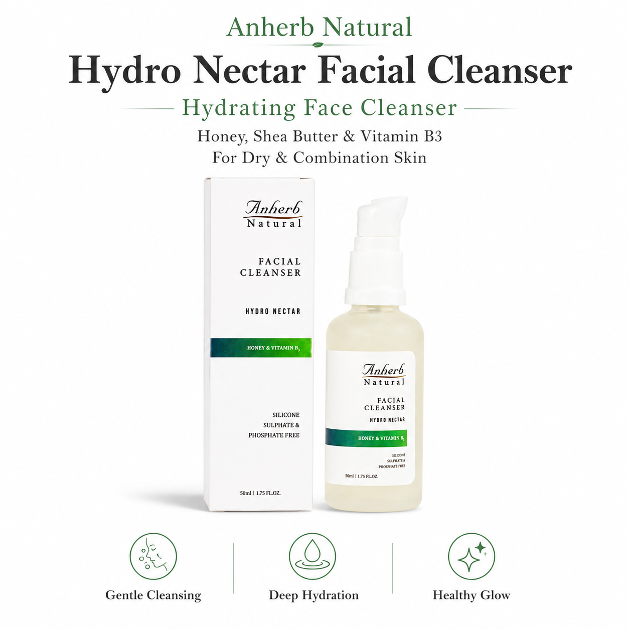 Anherb Hydro Nectar Facial Cleanser