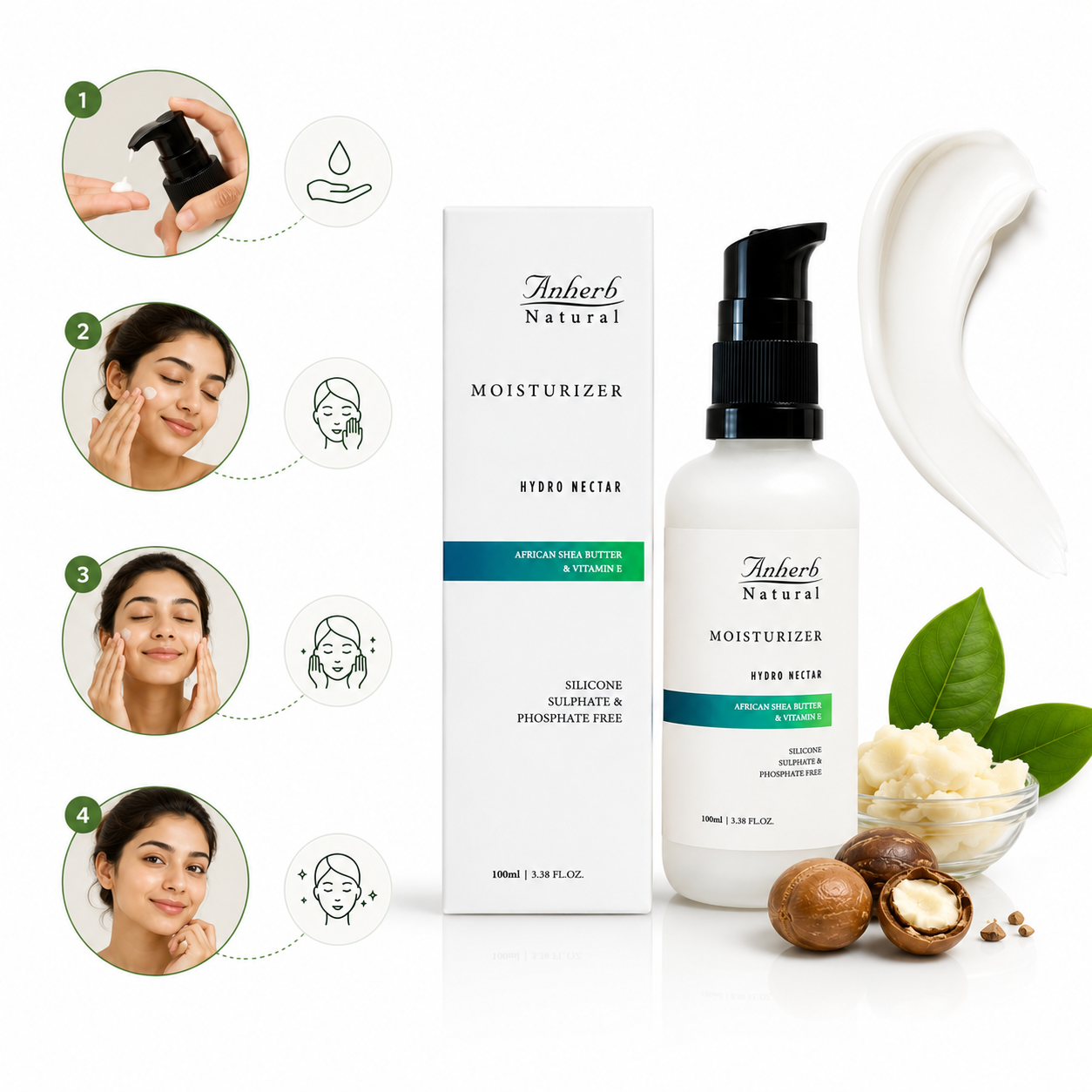 Anherb Hydro Nectar Facial Moisturizer | 100ml