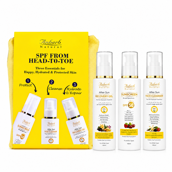 Complete sun protection combo — pack of 3