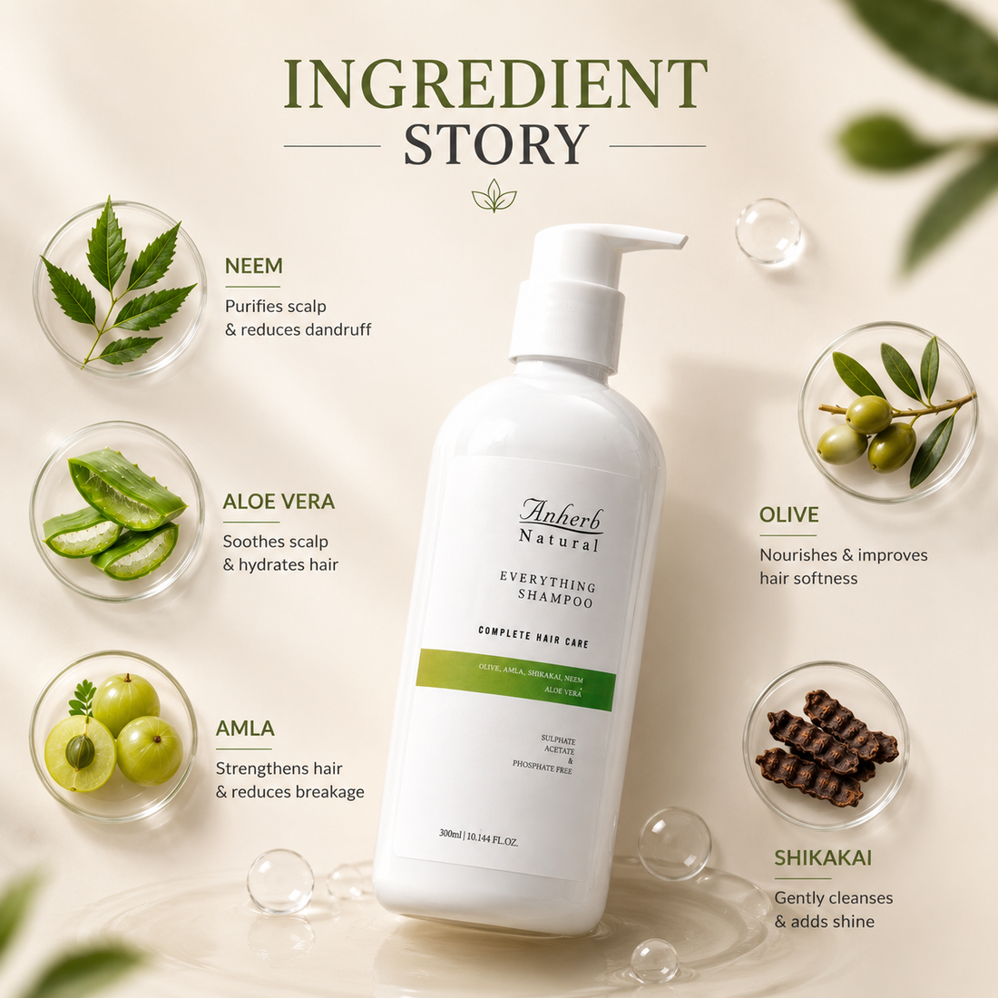 Anherb Everything Shampoo | 300ml