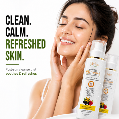 Anherb Natural After Sun Face Cleanser | Paraben Free | Wash For Brighter And Glowing Skin | All Skin Types | 100 ml