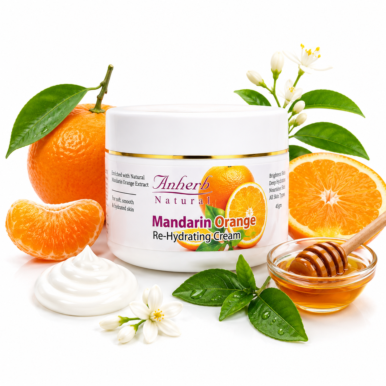 Mandarin Orange Re-Hydrating Cream - 45gm