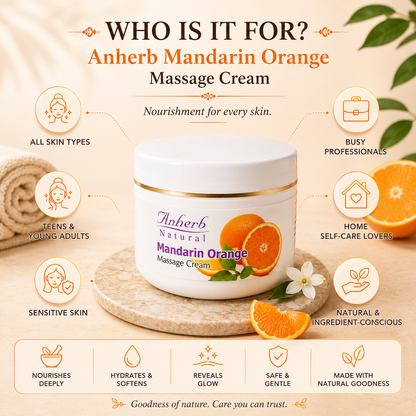 Mandarin Orange massage cream - 250gm