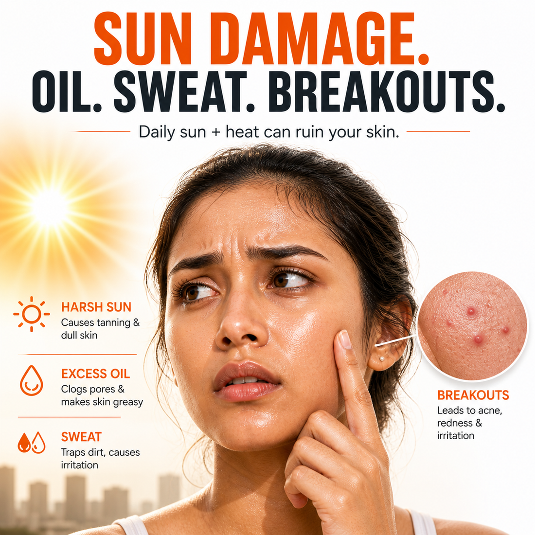 Anherb SPF 50 Sunscreen Lotion, UVA &amp; UVB Protection| Broad Spectrum PA+++ Sunscreen | 100ml