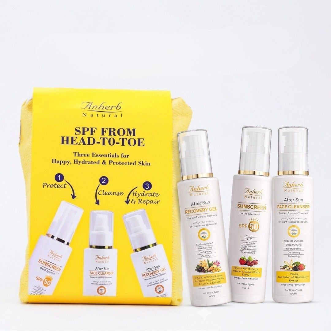 Complete sun protection combo — pack of 3