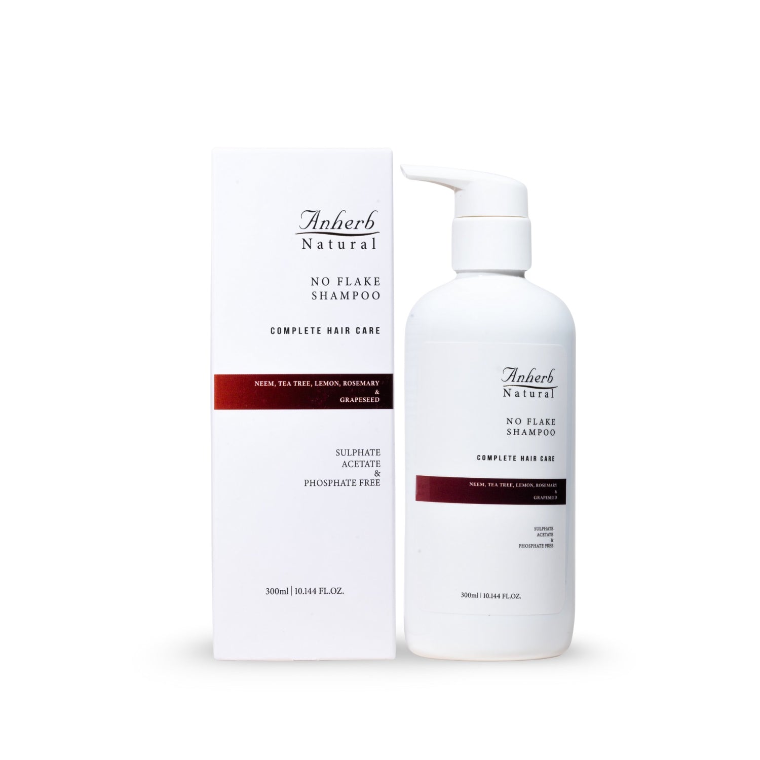 No Flake Shampoo - 300ml | Lemon, Tea Tree, Rosemary, Neem Blend