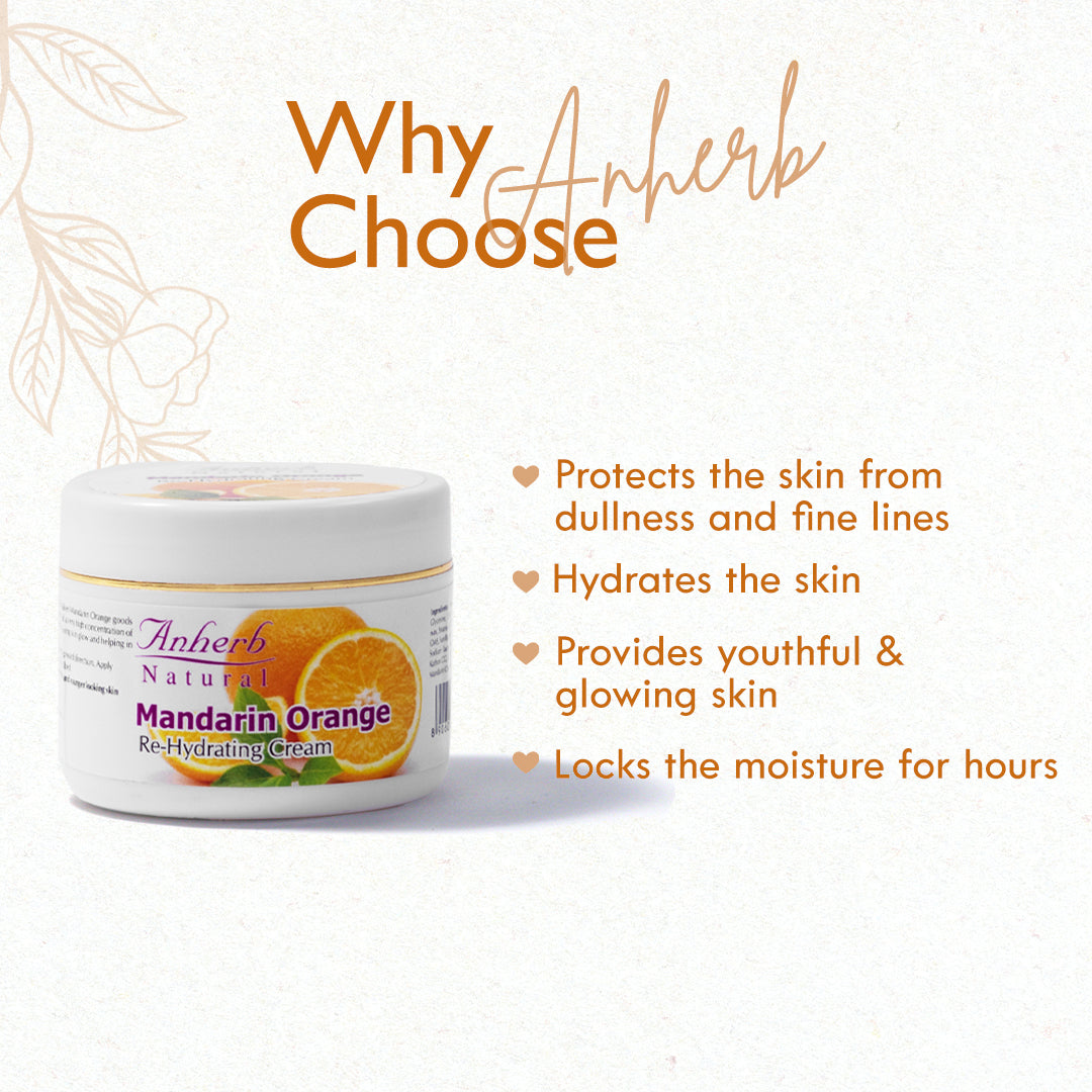 Mandarin Orange Re-Hydrating Cream - 45gm