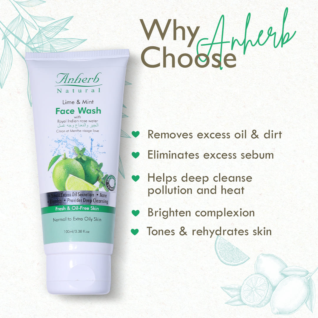 Face Wash - Lime &amp; Mint - 100ml