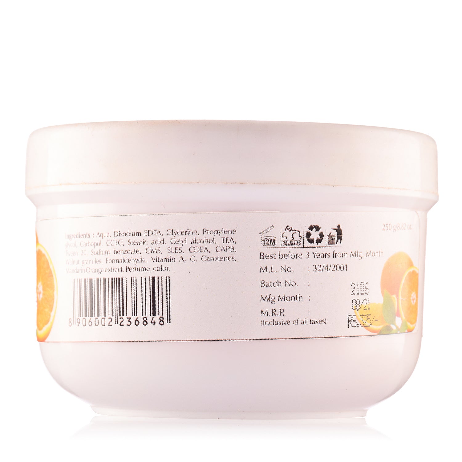 Mandarin Orange Scrub - 250gm